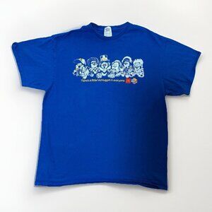 Mcdonalds Shirt Men’s Large Blue McNugget Buddies (Fits Medium) Employee Tee